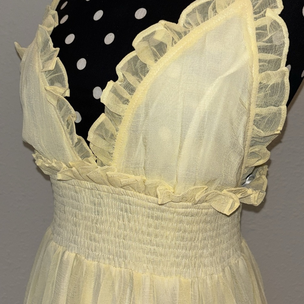 Vici  Yellow Summer Dress - Picture 5 of 12